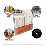 Quick Dam Wall Rack, (8) Drip Mats, (8) Mats, (2) 4 ft Water Dams, (1) 10 ft Water Dam (QKDWURACK) Each