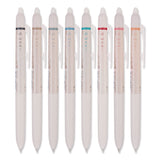 Pilot® Frixion Waai Erasable Gel Pen, Retractable, Extra Fine, 0.5 mm, Assorted Ink and Barrel Colors, 8/Pack (PIL20733) Pack of 8