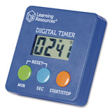 Learning Resources® Classroom Timer, LCD, 5.3 x 3.6 x 0.9, Blue (LRNLER4339) Each