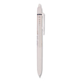 Pilot® Frixion Waai Erasable Gel Pen, Retractable, Extra Fine 0.5 mm, Black Ink, Beige/Black Barrel, Dozen (PIL21059) 1 Dozen