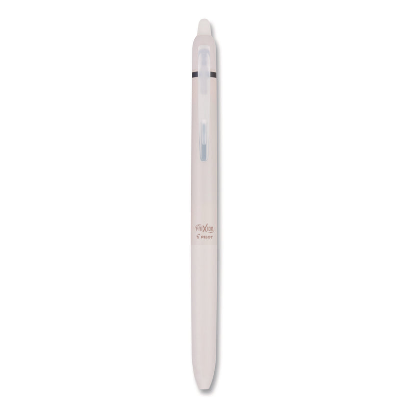 Pilot® Frixion Waai Erasable Gel Pen, Retractable, Extra Fine 0.5 mm, Black Ink, Beige/Black Barrel, Dozen (PIL21059) 1 Dozen