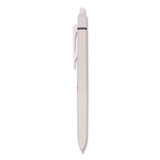 Pilot® Frixion Waai Erasable Gel Pen, Retractable, Extra Fine 0.5 mm, Black Ink, Beige/Black Barrel, Dozen (PIL21059) 1 Dozen