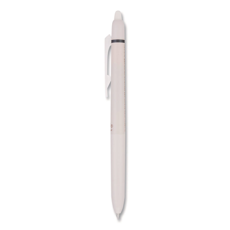 Pilot® Frixion Waai Erasable Gel Pen, Retractable, Extra Fine 0.5 mm, Black Ink, Beige/Black Barrel, Dozen (PIL21059) 1 Dozen