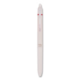 Pilot® Frixion Waai Erasable Gel Pen, Retractable, Extra Fine 0.5 mm, Cherry Ink, Beige/Cherry Barrel, Dozen (PIL21074) 1 Dozen