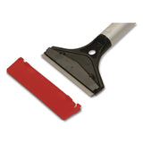Nexstep Commercial Products MaxiPlus Window and Floor Scraper, 4" Blade Width, 48" Handle Length (NCP96552) Each