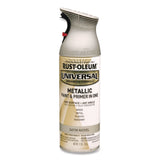 Rust-Oleum® Universal Premium Spray Paint, Aged Nickel, 12 oz Aerosol Can, 6/Carton (RST249130) Case of 6