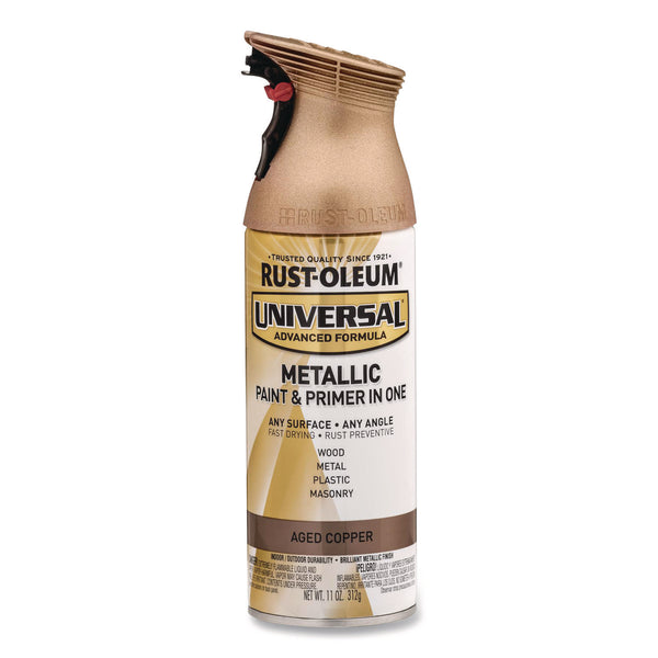 Rust-Oleum® Universal Premium Spray Paint, Aged Copper, 12 oz Aerosol Can (RST249132EA) Each