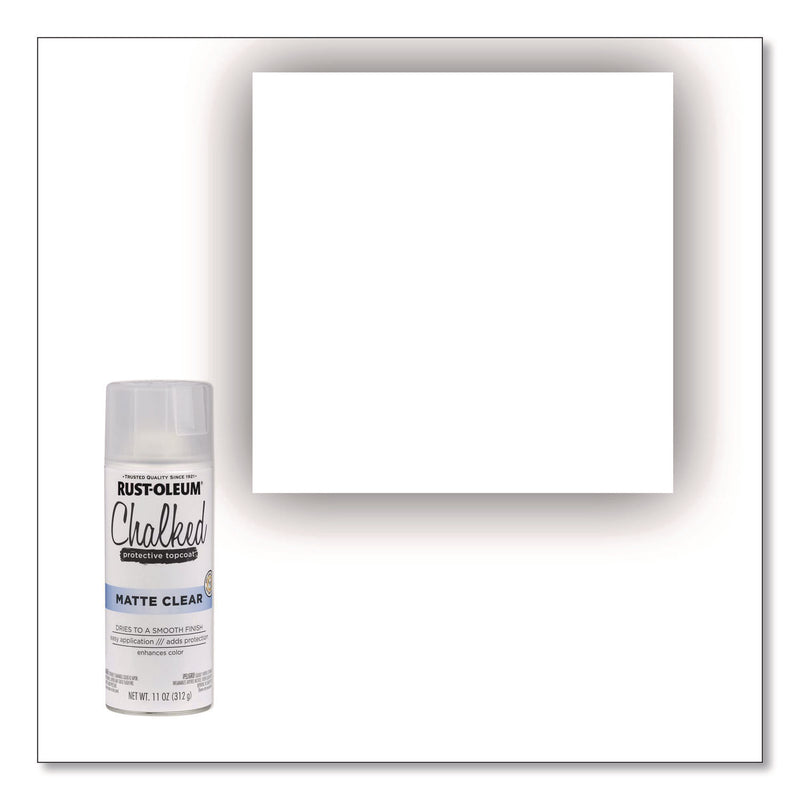 Rust-Oleum® Ultra Matte Chalked Paint, Matte Clear, 12 oz Aerosol Can, 6/Carton (RST302599) Case of 6