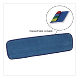 Nexstep Commercial Products MaxiPlus Microfiber Pads, 18", Blue (NCP9696412) Each