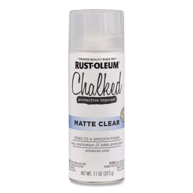 Rust-Oleum® Ultra Matte Chalked Paint, Matte Clear, 12 oz Aerosol Can (RST302599EA) Each