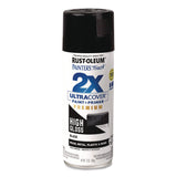 Rust-Oleum® Painter's Touch 2X Ultra Cover Spray Paint, High Gloss Black, 12 oz Aerosol Can (RST331172EA) Each