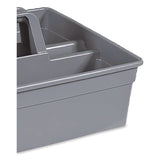 Nexstep Commercial Products MaxiRough Maid Caddies, 2 Compartments, 12 x 7, Gray (NCP96981) Each