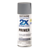 Rust-Oleum® Painter's Touch 2X Ultra Cover Spray Paint, Flat Gray, 12 oz Aerosol Can, 6/Carton (RST334017) Case of 6