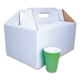 SCT® Carryout Barn Boxes, Large Corugated, 12 x 18 x 9, White/Kraft, 25/Carton (SCH2763) Case of 25