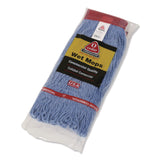 Nexstep Commercial Products MaxiClean Loop-End Mop, Cotton/Synthetic, 24 oz, Blue (NCP97157) Each