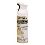 Rust-Oleum® Universal Premium Spray Paint, Gloss White, 12 oz Aerosol Can (RST245199EA) Each