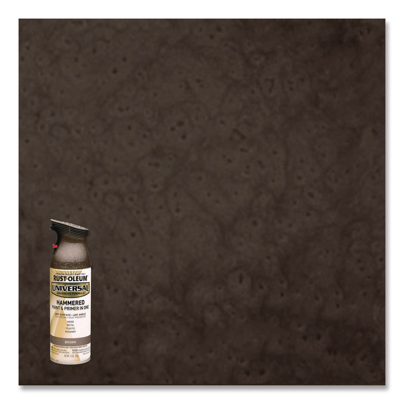 Rust-Oleum® Universal Premium Spray Paint, Hammer Brown, 12 oz Aerosol Can (RST245218EA) Each