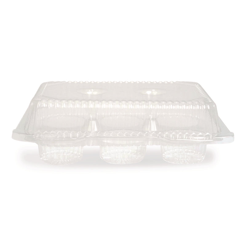 Plastifar Bakery Containers, Muffin/Cupcake, 7.25 x 9.88 x 3.13, Clear, 250/Carton (PST18200) Case of 250