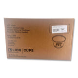 Plastifar Plastic Cold Cups, Sundae, 8 oz, Clear, 1,000/Carton (PST18439) Case of 1000
