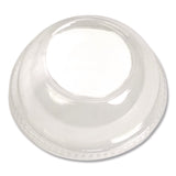 Plastifar PET Lids, Fits 5 oz and 8 oz Sundae Cup, 100/Sleeve, 10/Sleeves/Carton (PST18431) Case of 1000