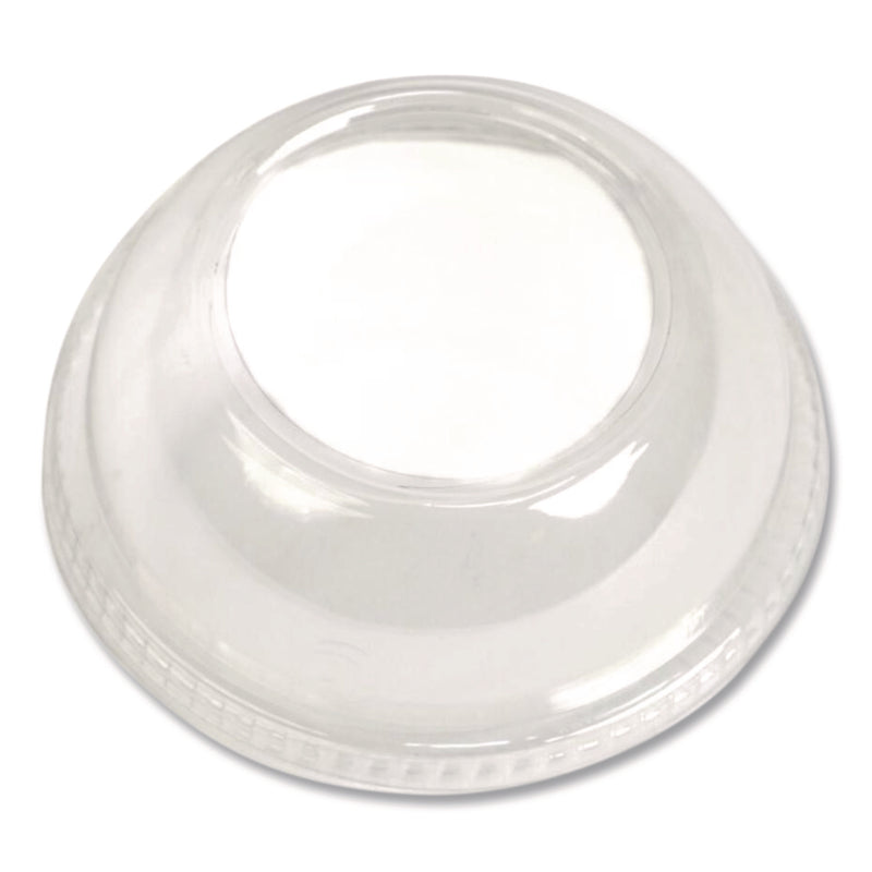 Plastifar PET Lids, Fits 5 oz and 8 oz Sundae Cup, 100/Sleeve, 10/Sleeves/Carton (PST18431) Case of 1000