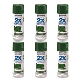 Rust-Oleum® Painter's Touch 2X Ultra Cover Spray Paint, Gloss Hunter Green, 12 oz Aerosol Can, 6/Carton (RST334034) Case of 6