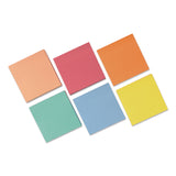 Universal® Ultra Sticky Note Pads, 3" x 3", Assorted, 100 Sheets/Pad, 24 Pads/Pack (UNV35631) Pack of 24