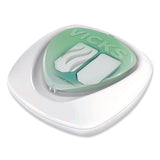 Vicks® Waterless Tabletop Vaporizer Plus,1.9 x 5.3 x 7.5, White/Mint Green (HWLV1800BXNV2) Each