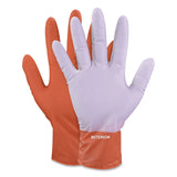 GloveWorks® by AMMEX® Ultra Industrial Flock-Lined Nitrile Disposable Gloves, Medium, 8 mil Thick, 9.06" Long, Orange, 50/Box, 10 Boxes/Carton (AXCGWUOFN44050) Case of 500