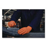 GloveWorks® by AMMEX® Ultra Industrial Flock-Lined Nitrile Disposable Gloves, X-Large, 6 mil Thick, 9.06" Long, Orange, 50/Box, 10 Boxes/Carton (AXCGWUOFN48050) Case of 500