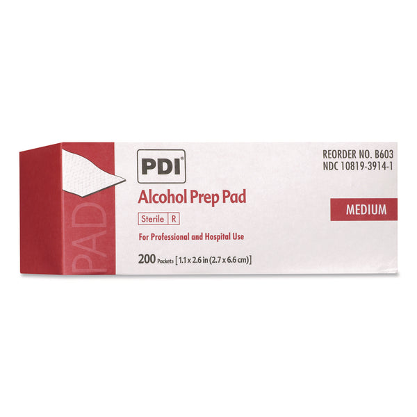 Sani Professional® PDI Alcohol Prep Pads, 200/Box, 20 Boxes/Carton (NICB60307CT) Case of 4000
