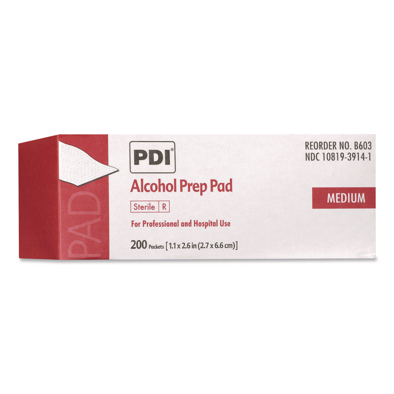 Sani Professional® PDI Alcohol Prep Pads, 200/Box, 20 Boxes/Carton (NICB60307CT) Case of 4000