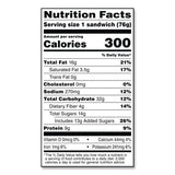 Smucker's® UNCRUSTABLES Peanut Butter and Strawberry Jam on Wheat Bread, 2.6 oz Bag, 48/Carton (GRR22002220) Case of 48