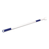 HOSPECO® Sphergo Telescoping Pole, 38" to 62", White/Blue (HOS2505SPHTPS2) Each