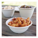 World Centric® Fiber Barrel Bowls, 8 oz, 4.5" diameter x 1.8" h, Natural, Paper, 500/Carton (WORBBSCU8LFS) Case of 500