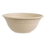 World Centric® Fiber Barrel Bowls, 8 oz, 4.5" diameter x 1.8" h, Natural, Paper, 500/Carton (WORBBSCU8LFS) Case of 500