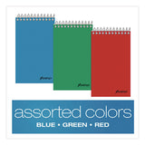 Ampad® Memo Pads, Assorted Cover Colors, Narrow Rule, (60) White 3 x 5 Sheets, Dozen (AMP25087) 1 Dozen