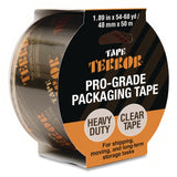 Tape Terror™ Pro-Grade Packaging Tape, 3" Core, 1.88" x 54.6 yds, Clear (CH7TT05715) Each