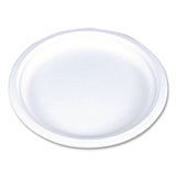 SCT® ChampWare Molded Fiber Tableware, Molded Fiber Plate, 9" dia, White, 125 Plates/Sleeve, 4 Sleeves/Carton (SCH18140WPF) Case of 500