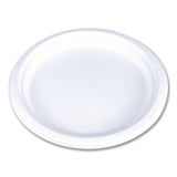 SCT® ChampWare Molded Fiber Tableware, Molded Fiber Plate, 10" dia, White, 125 Plates/Sleeve, 4 Sleeves/Carton (SCH18160WPF) Case of 500