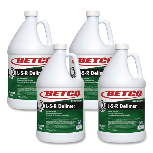 Betco L S R Delimer, Floral Scent, 1 gal Bottle, 4/Carton (BET2480400) Case of 4