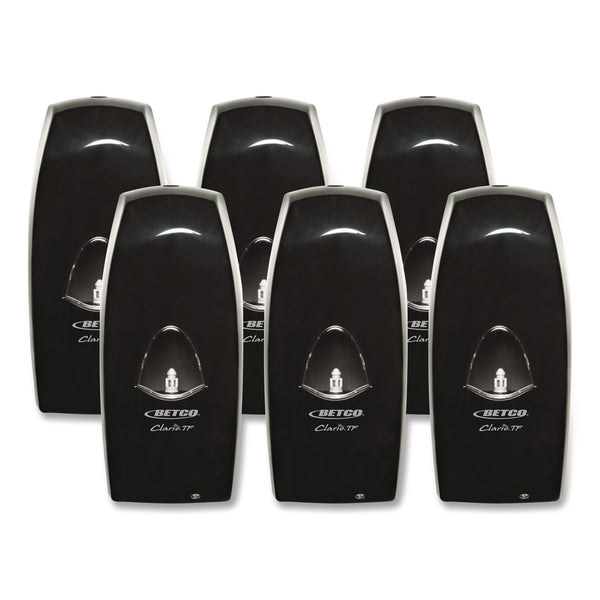 Betco Clario Touch Free Dispenser, 1,000 mL, 6 x 4.3 x 13, Black, 6/Carton (BET9196800CT) Case of 6