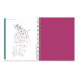 Blue Sky® Kelly Ventura Magenta Bloom Weekly/Monthly Planner, Floral Artwork, 11 x 8.5, Multicolor Cover, 12-Month (Jan to Dec): 2026 (BLS140945) Each