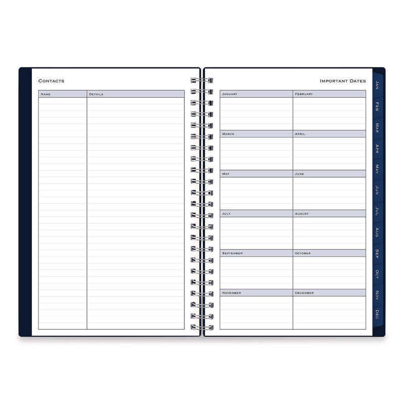 Blue Sky® Passages Weekly/Monthly Planner, 8 x 5, Navy Cover, 12-Month (Jan to Dec): 2026 (BLS148657) Each
