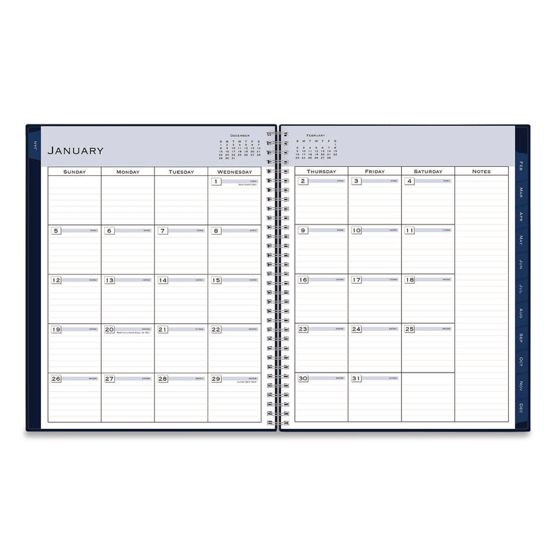 Blue Sky® Passages Weekly Appointment Book and Monthly Planner, 11 x 8.5, Navy Cover, 12-Month (Jan to Dec): 2026 (BLS148658) Each