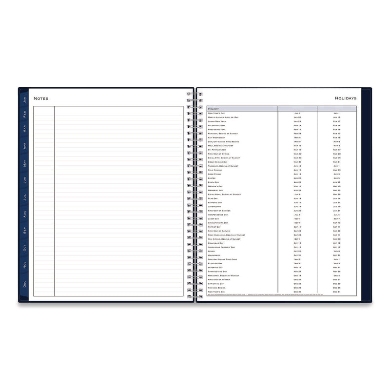 Blue Sky® Passages Weekly Appointment Book and Monthly Planner, 11 x 8.5, Navy Cover, 12-Month (Jan to Dec): 2026 (BLS148658) Each