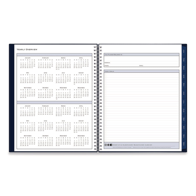 Blue Sky® Passages Weekly/Monthly Planner, 11 x 8.5, Navy Cover, 12-Month (Jan to Dec): 2026 (BLS148659) Each