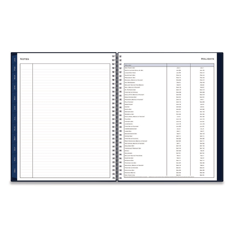 Blue Sky® Passages Weekly/Monthly Planner, 11 x 8.5, Navy Cover, 12-Month (Jan to Dec): 2026 (BLS148659) Each