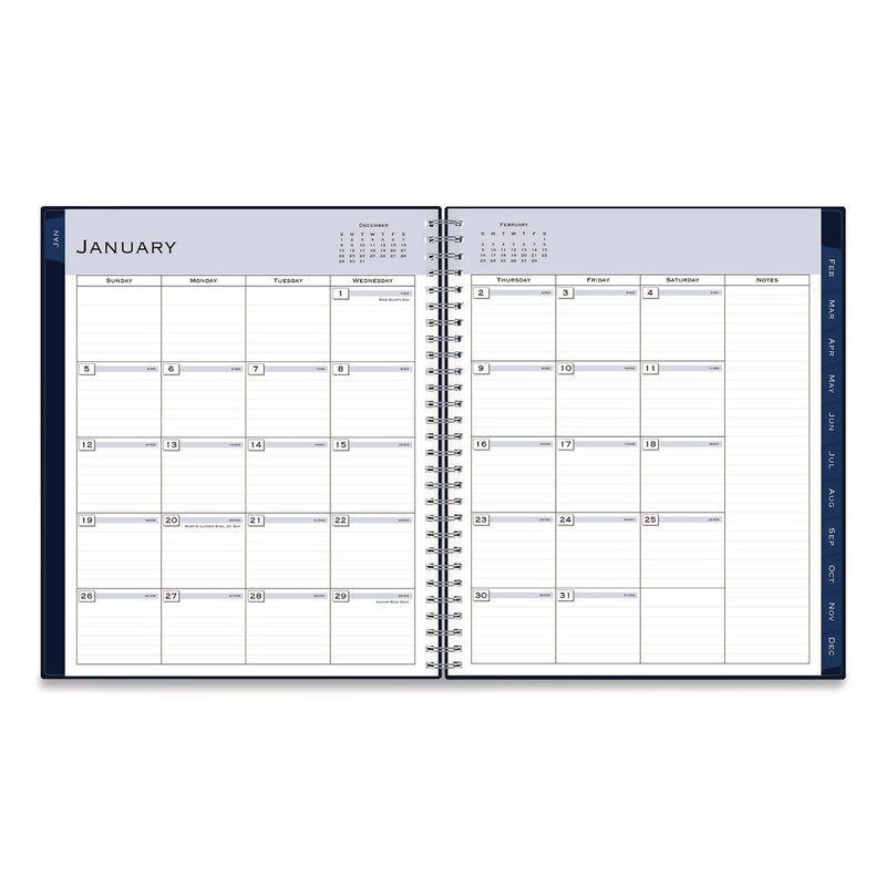 Blue Sky® Passages Monthly Planner, 10 x 8, Navy Cover, 12-Month (Jan to Dec): 2026 (BLS148660) Each