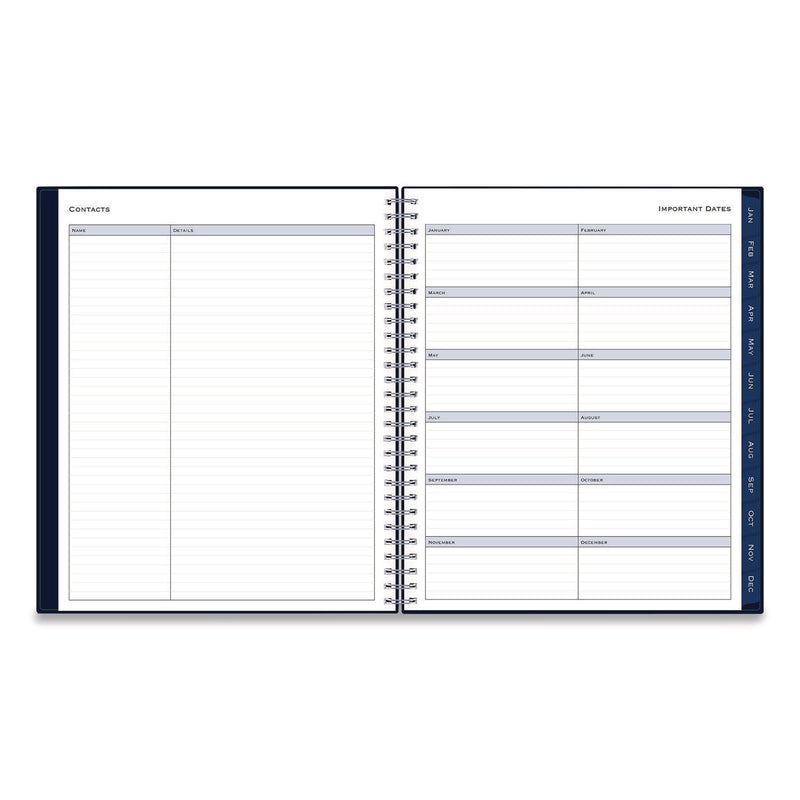 Blue Sky® Passages Monthly Planner, 10 x 8, Navy Cover, 12-Month (Jan to Dec): 2026 (BLS148660) Each